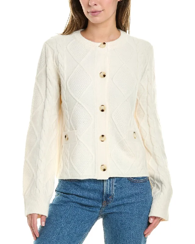 Style Redefined Design History Button Front Cardigan