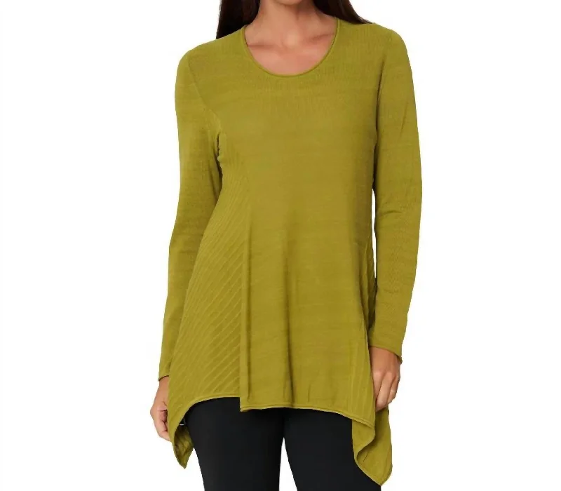 Fashion Essentials Just Right Sweater In Peridot