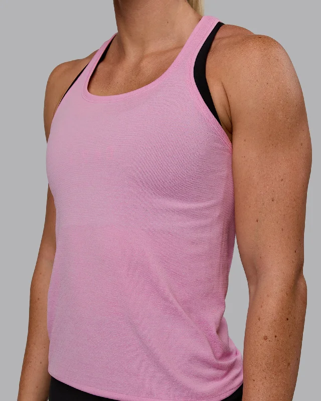 Coastal Beach - Inspired Style AeroFLX+ Seamless Tank - Pirouette/Bubblegum