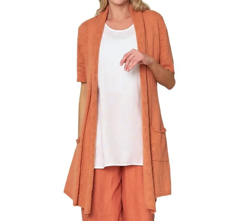 Stylish Looks No Regrets Cardigan In Sunset