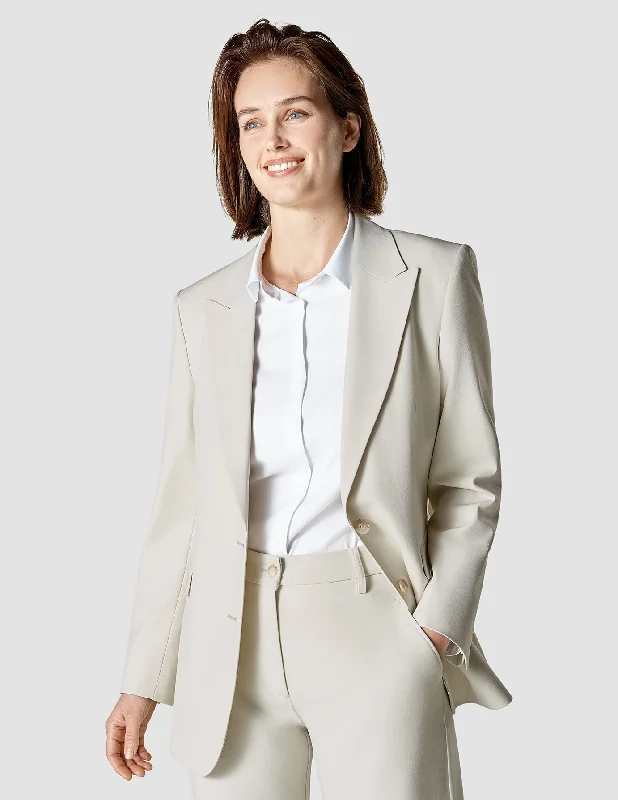 Chic Style Essential Blazer Off White