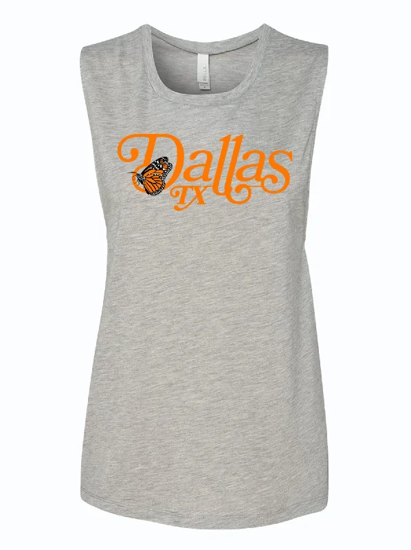 Fast Fashion Favorites Women's Butterfly Dallas Muscle Tank