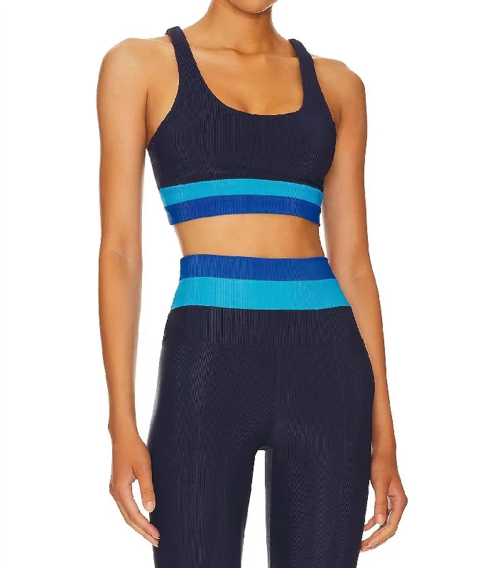 Save Big Mackenzie Top In Marine Colorblock