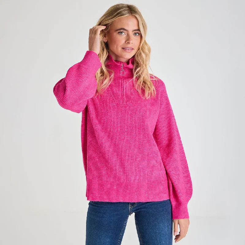 Trend Setting Threads Ladies 1/4 Zip Jumper