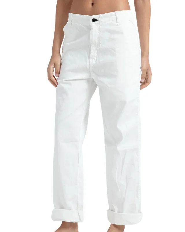 Trendy Threads Chino Twill Pant In Ivory