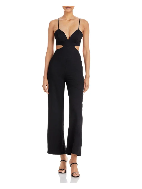 Exclusive Sale Womens Cut-Out Wide Leg Jumpsuit