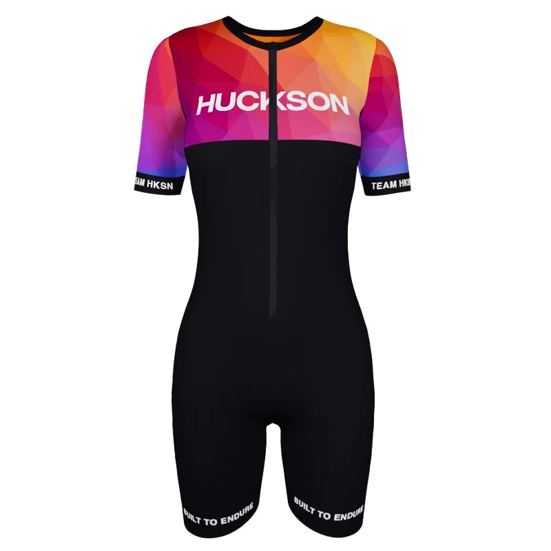 Playful Elegance 'Dawn Rising' Aero-Pro Female Tri-Suit