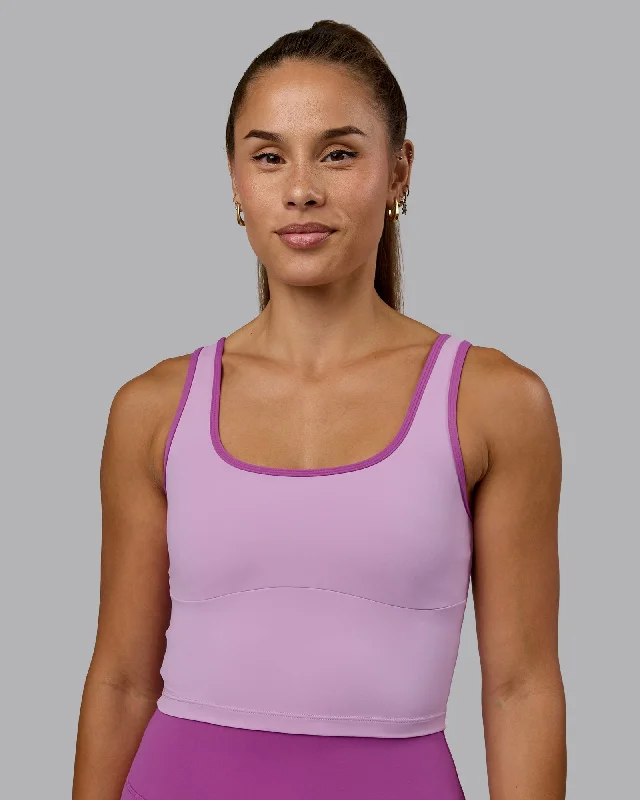 Tropical Island - Inspired Attire Nexus Active Tank - Light Violet-Orchid