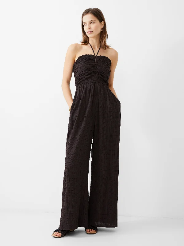 Unleash Your Style Bonny Pleated Strappy Jumpsuit