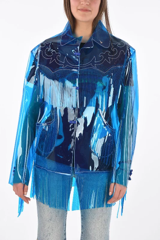 Ride The Style Wave Maison Margiela fringed pvc western jacket