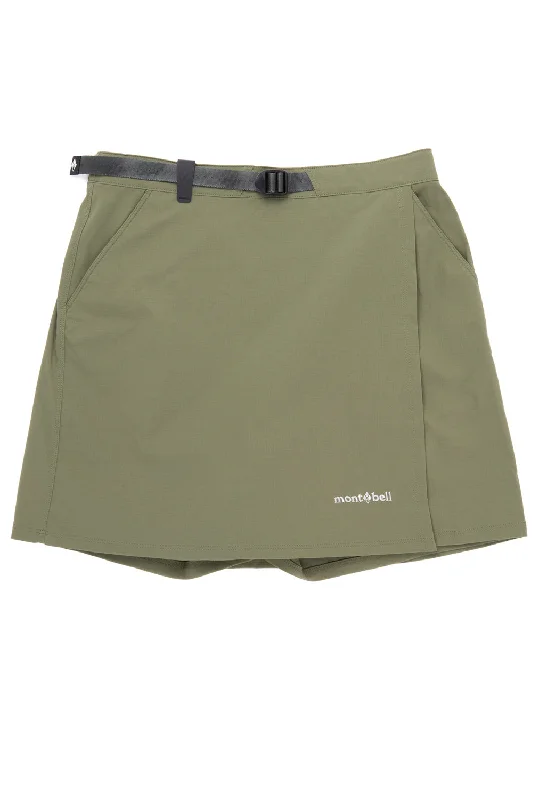 Comfortable Chic Montbell Stretch O.D. Wrap Shorts - Khaki