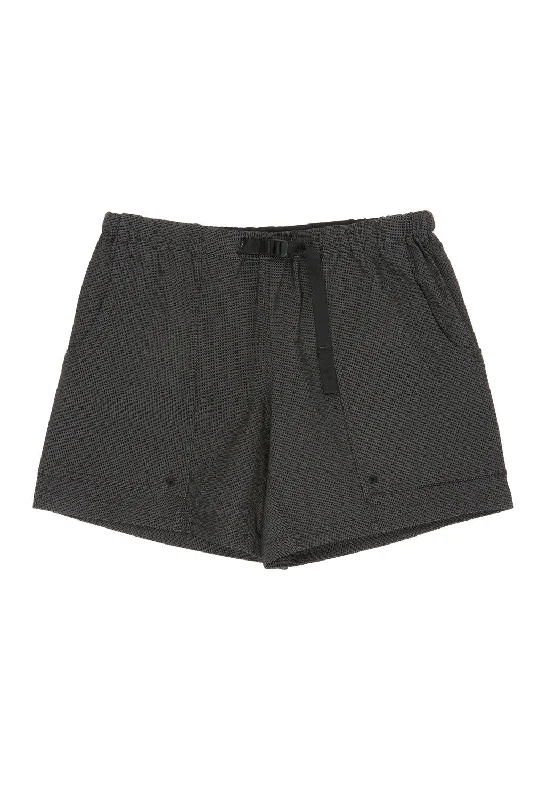 Break Fashion Norms Pa'lante Packs Shorts - Black Uhmwpe Grid Mesh