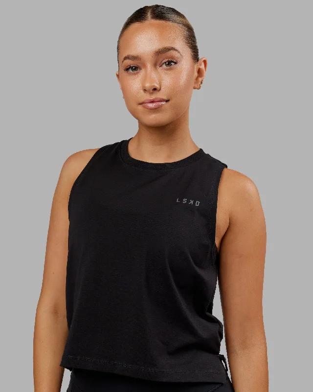 Style Redefined Deluxe PimaFLX Tank - Black