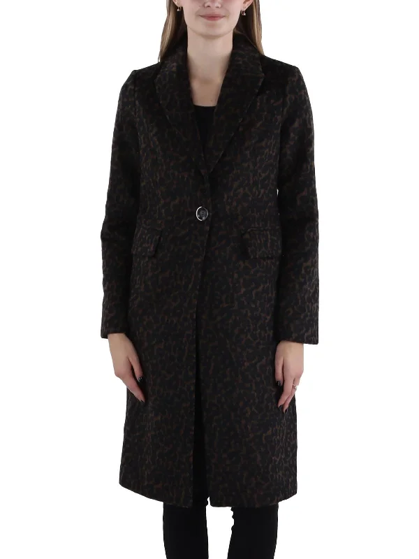 Trendy Street Style Womens Wool Blend Cold Weather Overcoat