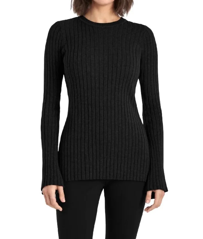 Dive Into Trendy Women's Fashion Venture Sweater In Black