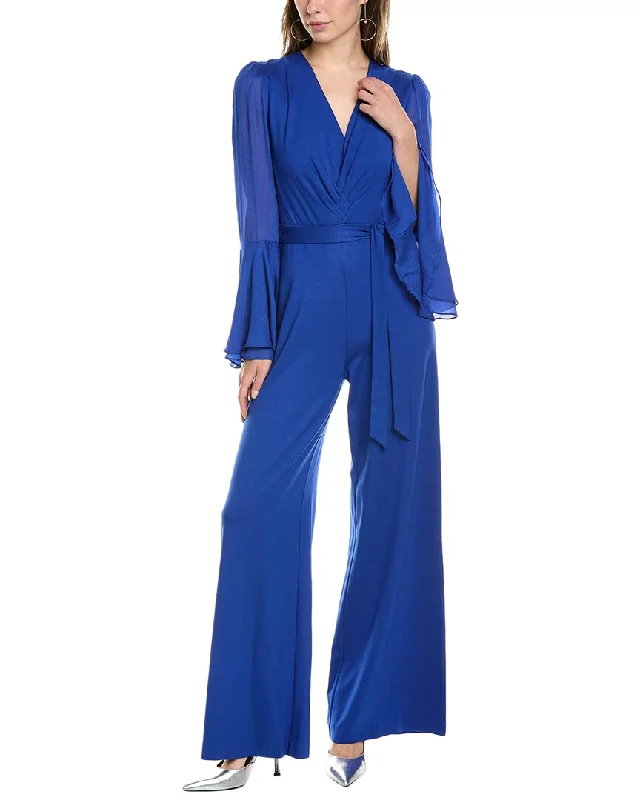 Dreamy Draping Diane von Furstenberg Shing Silk-Blend Jumpsuit