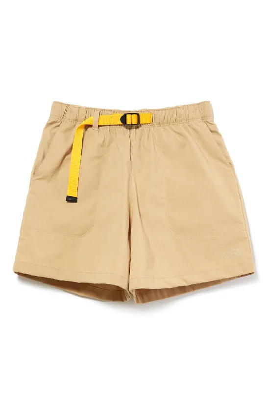 Chic And Edgy The North Face Women's Class V Pathfinder Belted Shorts - Khaki Stone