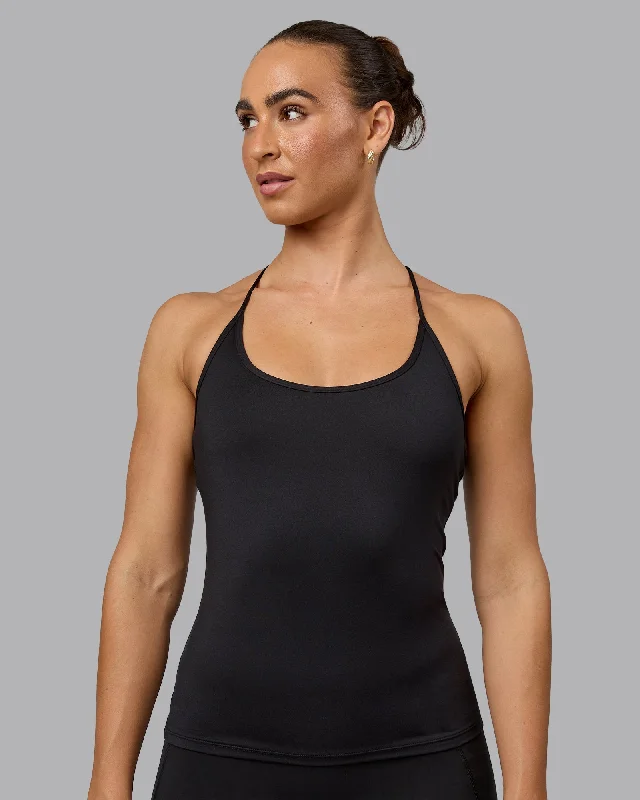 Final Clearance Transition CloudFLX Shelf Bra Tank - Black