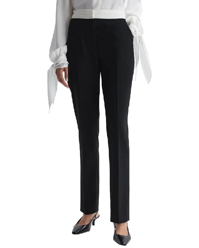 Y2K Nostalgic Fashion Look Reiss Olivia Wool-Blend Trouser