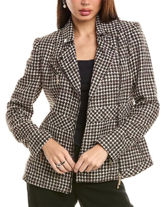 Feminine Elegance Elie Tahari Moto Jacket