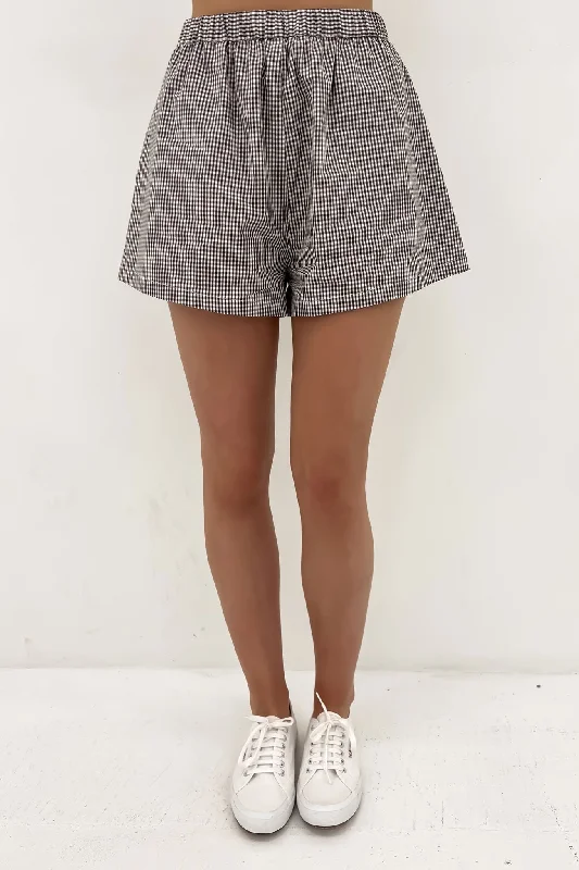 Trend Setting Wardrobe Elle Short Black Gingham