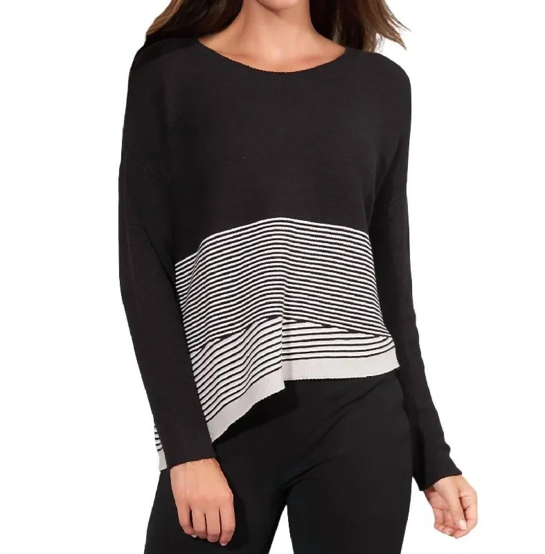 Chic Outfits Screen Saver Sweater In Black