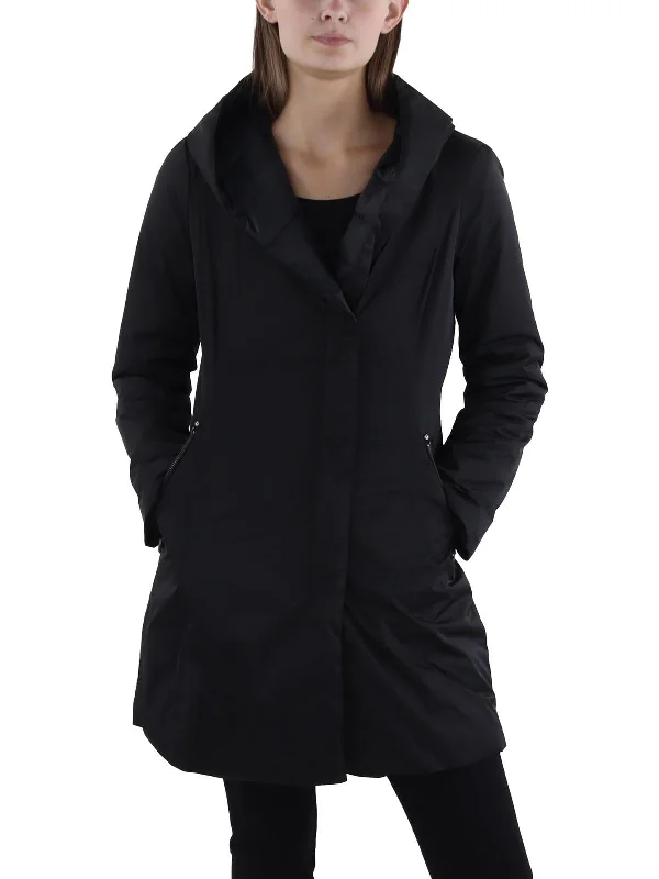 Graceful Fashion Womens Insulated Asymmetric Raincoat