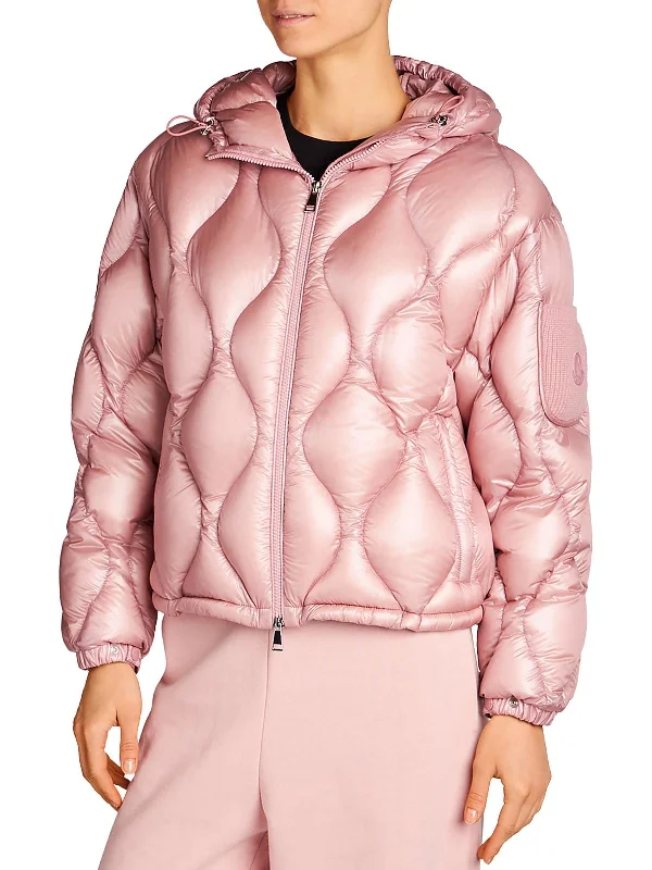 Feminine Flow Anthon Womens Quilted Down Puffer Jacket