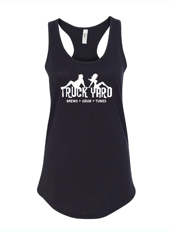 Special Offers Truck Yard Body Silhouette Racer Tank