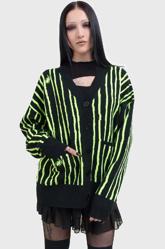 Best Sellers Beetlejuice Beetlejuice Beetlejuice Intarsia Cardigan