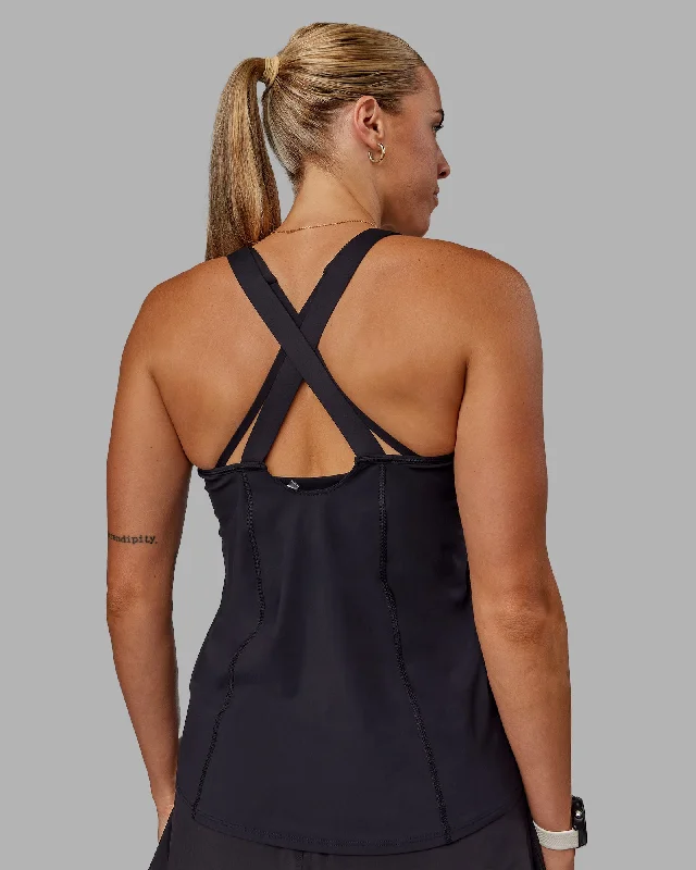 Huge Savings On Parisian Styles Rush Performance Tank - Black