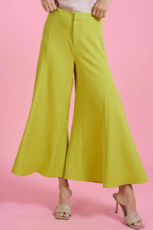 Durable Fashion Picks Time To Shine Pants In Lime Green