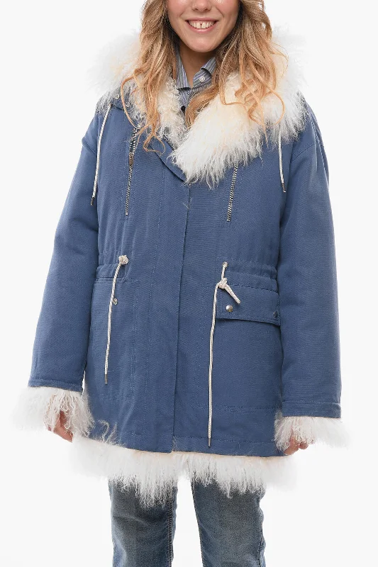 Chic Trends For The Fashion Savvy Calvin Klein Cotton-canvas Parka with Furred Lining