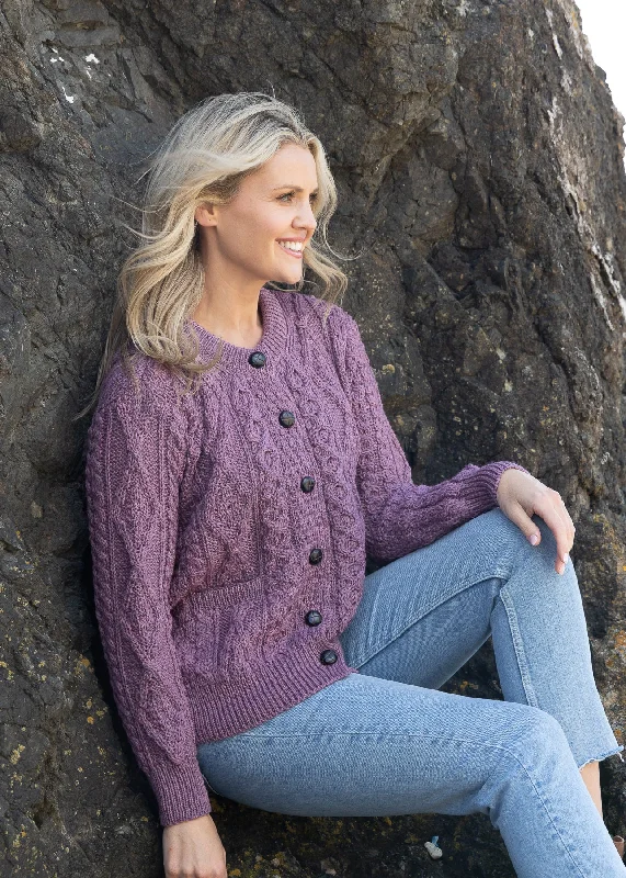 Best Sellers Ladies Aran Cardigan | Lupin - Clearance