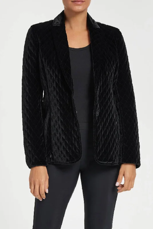 First Order Discount Holland Velvet Blazer In Black