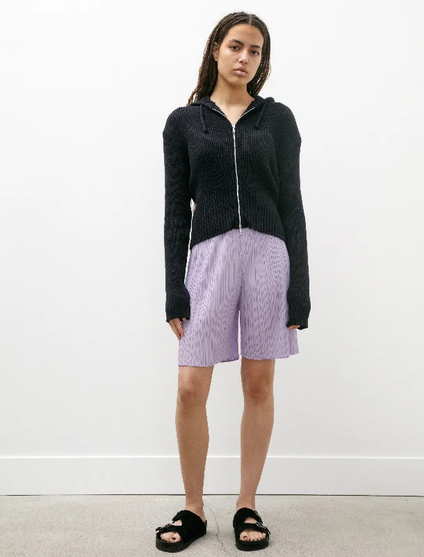 Chic Style, Always In Vogue Monthly Colours Pleats Shorts Purple Onion