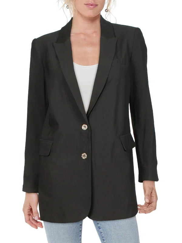 Elevate Your Wardrobe Womens Suit Separate Work Wear Two-Button Blazer