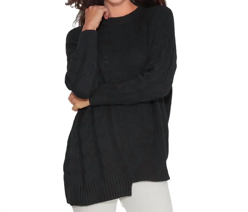 Casual Chic Made You Look Sweater In Black