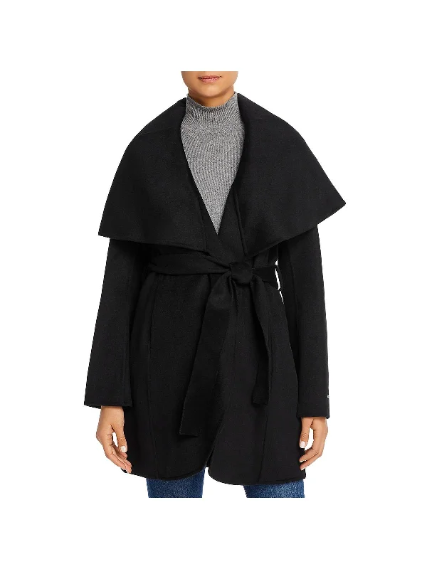 Clearance Sale Marilyn Womens Wool Blend Winter Wrap Coat