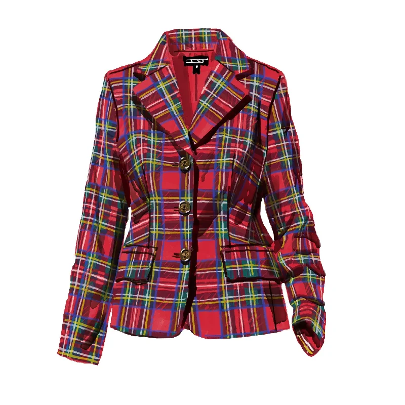 Absurdly Cheap Sale British Tartan Blazer