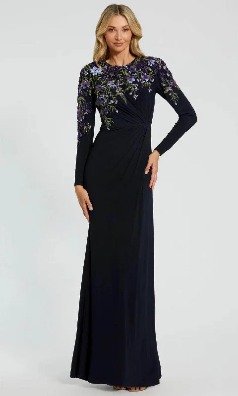 Limited Stock, Big Sale Mac Duggal 11806 - Long Sleeve High Neck Evening Gown