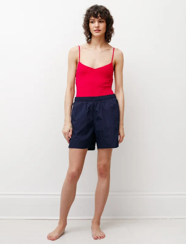 Relaxed Style Mid Length Swim Shorts Navy