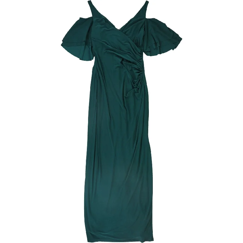 Fresh Styles, Fresh Deals Ralph Lauren Womens Jersey Gown Dress, Green, 10