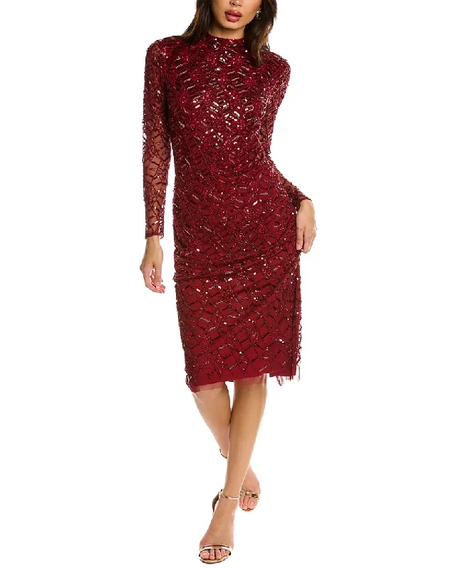 Seasonal Trends Aidan Mattox Beaded Cocktail Dress