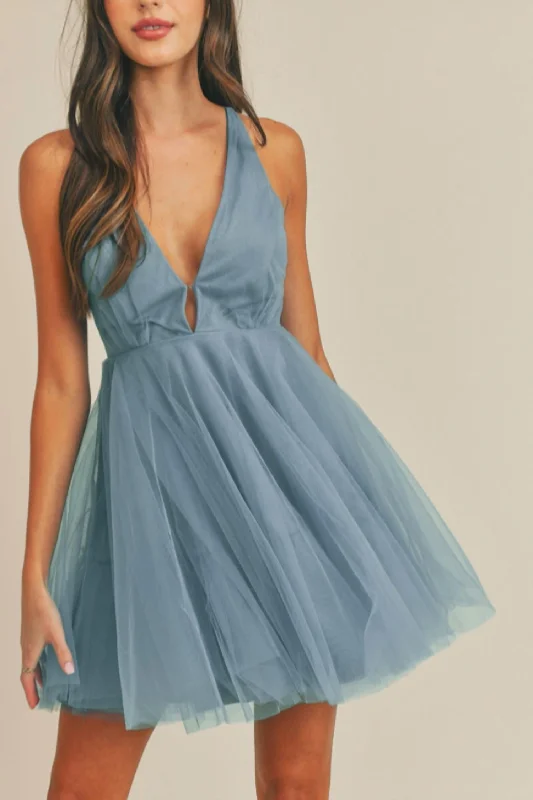 Limited - Time Bundle Blue Tulle Mini in B;Ue