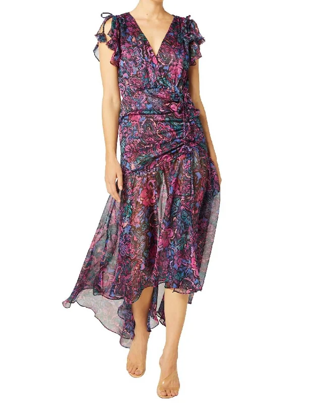 Evening Looks Colette Dress in Flora Electric