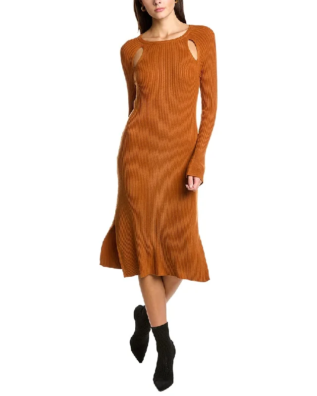 Spring Fashion Design History Cutout Sweaterdress