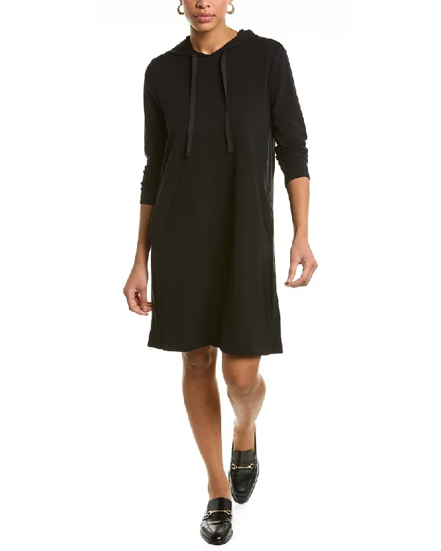 Graceful Fashion EILEEN FISHER Hooded Dress