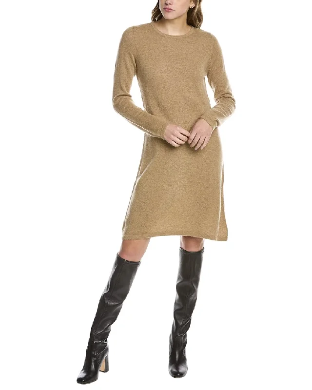 Limited - Edition Drops Forte Cashmere Crewneck Cashmere Sweaterdress