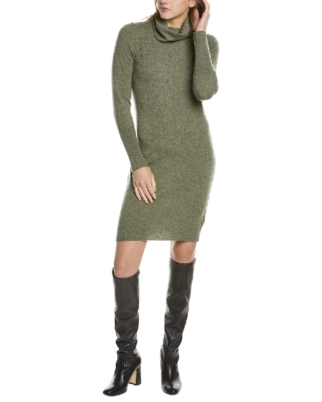 Weekend Special Forte Cashmere Turtleneck Cashmere Sweaterdress